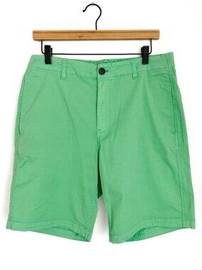 Bonobos Washed Chino Shorts Medium Green 9" Inseam